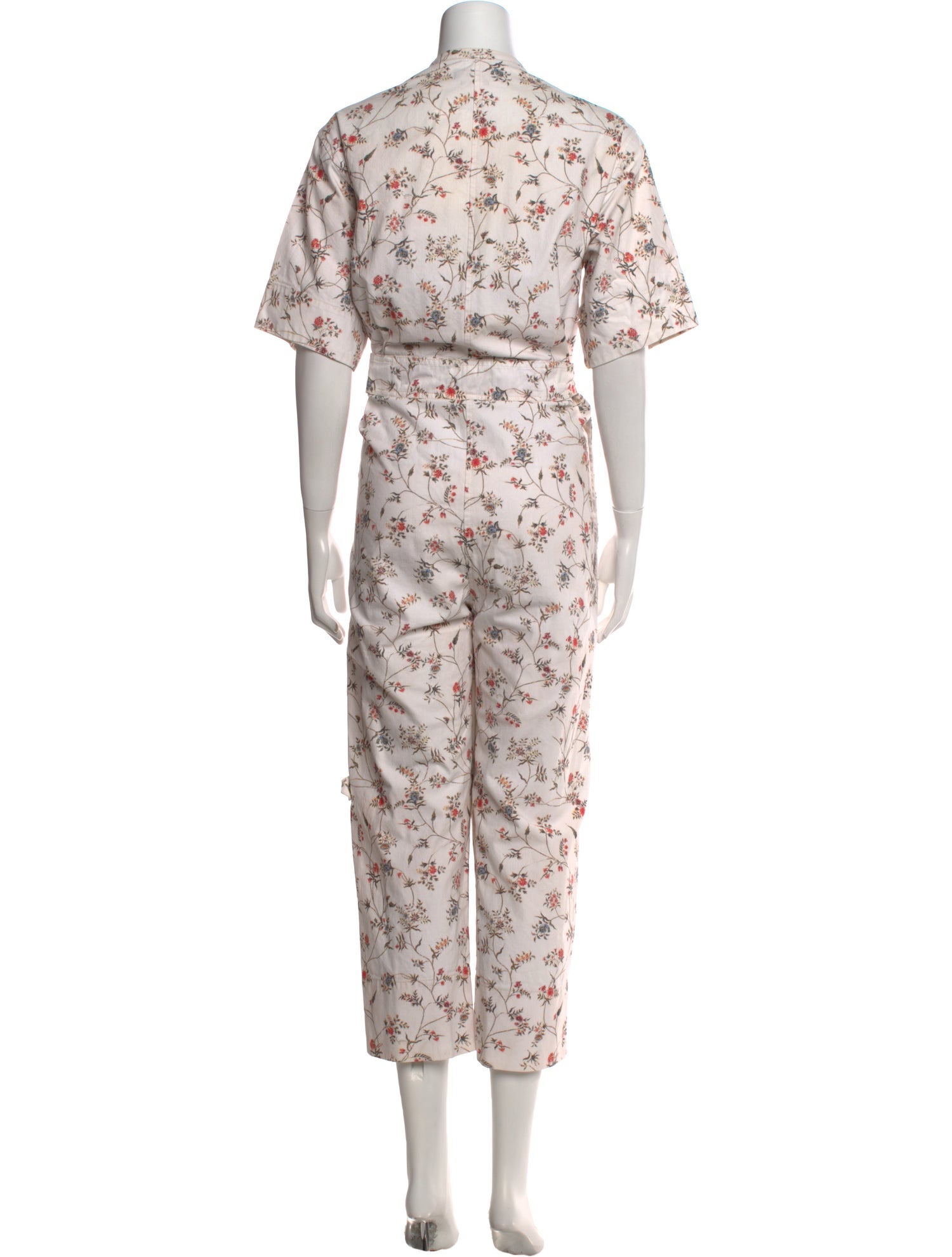 Isabel Marant Printed V-Neck Jumpsuit